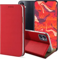 Etui i futerały do telefonów - ETUI Z KLAPKĄ DO SAMSUNG GALAXY A05 / A05S CZERWONE MAGNETYCZNE KABURA CASE - miniaturka - grafika 1