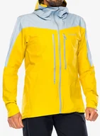 Kurtki narciarskie - Kurtka Norrona Falketind GORE-TEX Paclite Jacket - sulphur/blue fog - miniaturka - grafika 1