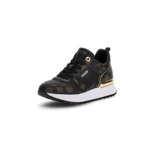 Damskie Sneakersy GUESS KADDY FL8DDYFAL12-BROCR – Czarny - Sneakersy damskie - miniaturka - grafika 1