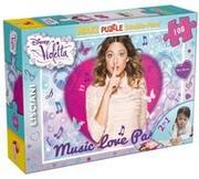 Puzzle - Lisciani Puzzle dwustronne Maxi Violetta 108 - miniaturka - grafika 1