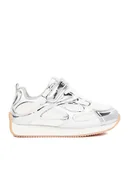 Buty dla dziewczynek - Kappa Sneakersy CEO-3351403A Biały - miniaturka - grafika 1