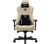 Fotele gamingowe - Anda Seat Kaiser 3E XL Gamingowy do 150kg Tkanina Beżowy - miniaturka - grafika 1
