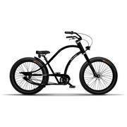 Rowerki biegowe - Rower miejski męski Grand Chopper Falcon 3-biegowy z hamulcem tarczowym - miniaturka - grafika 1