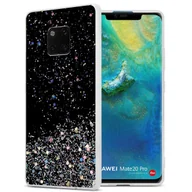 Etui i futerały do telefonów - Pokrowiec Do Huawei MATE 20 PRO Etui w Czarny z Brokatem Glitter Obudowa Case Cover TPU Cadorabo - miniaturka - grafika 1