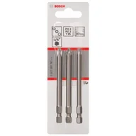 Wiertła - Bosch 3-częściowy zestaw końcówek wkręcających Extra Hart PH2; PZ2; T25; 89 mm 2 - miniaturka - grafika 1