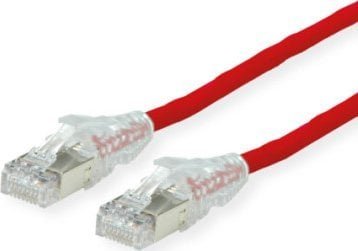 DTWYLER DTWYLER Patchkabel Kat.6A klasa EA S/FTP, CU 7702 flex LSOH, AMP v2, rot, 3 m