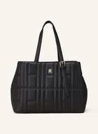 Torebki damskie - Tommy Hilfiger Torba Shopper Z Saszetką schwarz - miniaturka - grafika 1