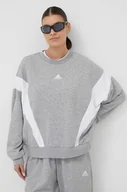 Dresy damskie - adidas dres damski kolor szary - miniaturka - grafika 1