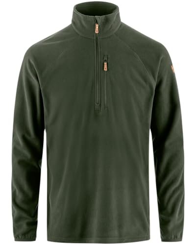 FJALLRAVEN 12600243-662 Övik Lite Polar Half Zip M Sweter męski Deep Forest M