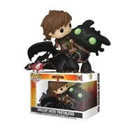 Figurki dla dzieci - Funko Pop! Deluxe: How To Train Your Dragon 2 - Hiccup With Toothless #123 - miniaturka - grafika 1