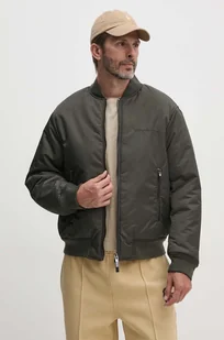Armani Exchange kurtka bomber męski kolor zielony zimowa oversize 6DZB01 ZN4WZ - Kurtki męskie - miniaturka - grafika 1