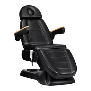 Fotel kosmetyczny elektryczny SILLON Lux 273b 3 silniki czarny - Fotele kosmetyczne - miniaturka - grafika 1