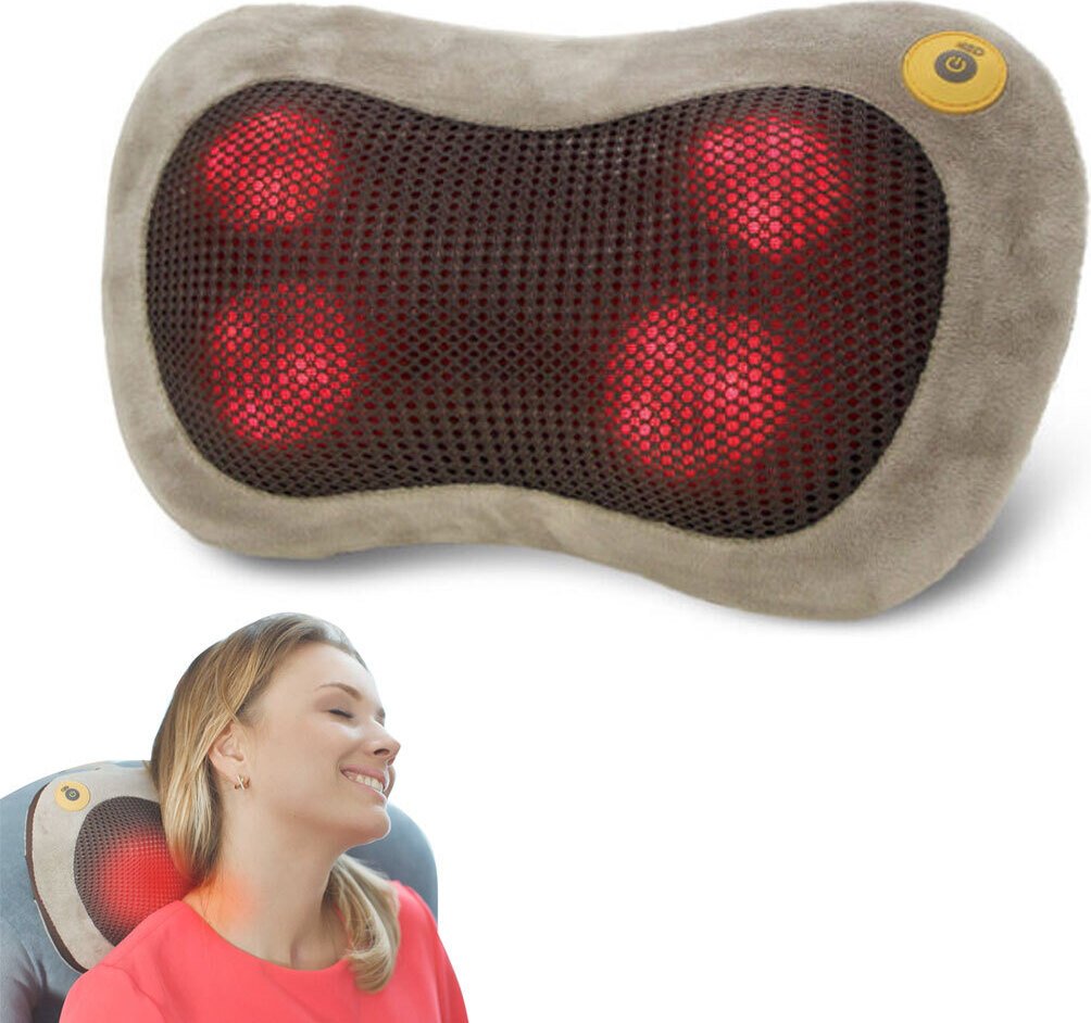 Masażer Poduszka 3D Shiatsu Masująca Do Masażu Pleców Ciała Karku Gess