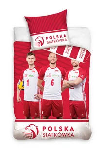 Carbotex, Polska Siatkówka, Pościel bawełniana, 160x200 cm - Pościel - miniaturka - grafika 1