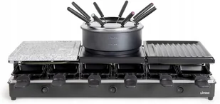 Livoo Maszyna do raclette fondue, na 12 osób, 5w1, 1650W, 3 termostaty - Raclette - miniaturka - grafika 1
