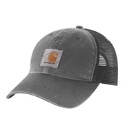 Czapki i chusty sportowe męskie - Czapka z daszkiem Carhartt Buffalo Cap 039 Gravel - miniaturka - grafika 1