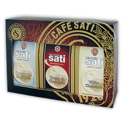 Kawa - Sati Sati zestaw kaw aromatyzowanych 3x200g BOX SATI.BOX.MIEL.3X200G - miniaturka - grafika 1