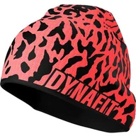 Czapki i chusty sportowe damskie - DYNAFIT Czapka Graphic Beanie Ultra Coral - miniaturka - grafika 1
