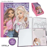 Kolorowanki, wyklejanki - Kolorowanka ze światełkiem LED i dźwiękiem Top Model Me BFF 13722A - miniaturka - grafika 1