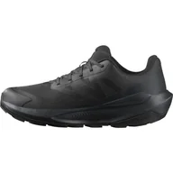 Buty trekkingowe męskie - Salomon Męskie buty trekkingowe Elixir Tour wodoodporne, Dark Navy Blue Nights Grisaille, 46 2/3 EU - miniaturka - grafika 1