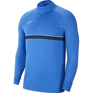 Nike Unisex dzieci Acd21 Dril Top Y Nk Dry Acd21 wiertło górne Królewski niebieski/biały/obsydian/biały 7-8 Years CW6112-463 - Koszulki i topy damskie - miniaturka - grafika 1