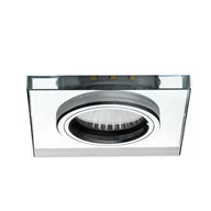 Lampy ścienne - Kanlux Oprawa ścienno-sufitowa kwadratowa Soren L-SR, srebrna, 20 W - miniaturka - grafika 1