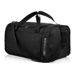 TORBA SPORTOWA FITNESS PODRÓŻNA METEOR ODYN 40L CZARNA - Torby sportowe - miniaturka - grafika 1