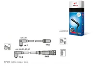 Akcesoria do układu elektrycznego - JANMOR Zestaw przewodów zapłonowych ABM2P - miniaturka - grafika 1