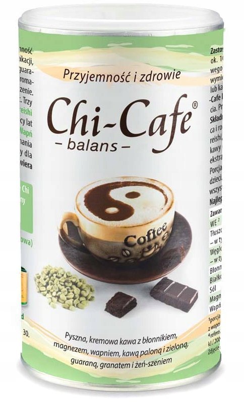 Dr. Jacob's Chi-Cafe Balans Napój kawowy w proszku, 180 g -> Wysyłka 1,99 - odbiór w Żabce