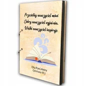 Wesele i ślub - Drewniany album NADRUK DZIEŃ NAUCZYCIELA Y3 - miniaturka - grafika 1