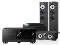 Kino domowe - Yamaha RX-A6A (czarny) + 603 S3 + HTM6 S3 + MusicCast 50 (czarny) - miniaturka - grafika 1
