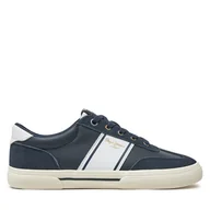 Sneakersy męskie - Sneakersy Pepe Jeans PMS31060 Biały - miniaturka - grafika 1