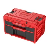 Skrzynki i torby narzędziowe - Skrzynia na narzędzia QBRICK Drawer 2 Plus Toolbox 2.0 Red Ultra HD - miniaturka - grafika 1