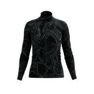 Kurtki damskie - COMPRESSPORT Kurtka biegowa damska HURRICANE WINDPROOF JACKET AURORA black/aurora - miniaturka - grafika 1