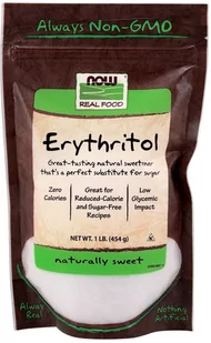 ﻿NOW Foods - Erytrytol, Erythritol, Proszek, 454g - Cukier i słodziki - miniaturka - grafika 1