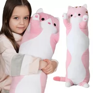 Maskotki i pluszaki - Długi Kotek Maskotka Pluszak Poduszka Kot 70Cm - miniaturka - grafika 1