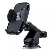 Uchwyty samochodowe do telefonów - Joyroom Uchwyt Samochodowy na Przyssawce JR-ZS259 Dashboard Car Mount Black - miniaturka - grafika 1