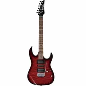 Gitary elektryczne - Ibanez GRX70QA Transparent Red Burst - miniaturka - grafika 1