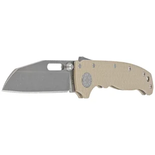 Nóż składany Demko AD20.5 Shark Foot Coyote Tan G10, Stonewashed CPM S35VN by Andrew Demko (205-S35-SFCT) - Noże - miniaturka - grafika 2