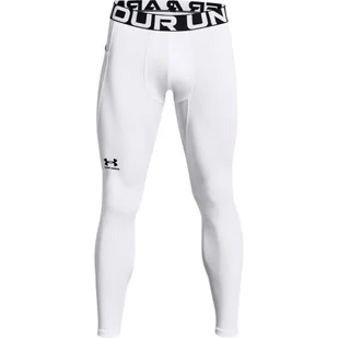 Legginsy męskie Under Armour  ColdGear Armour Leggings White XXL - Spodnie sportowe męskie - miniaturka - grafika 1