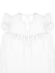 Dziewczęcy Rampers Muślin biały, Nicol,r.86 - Kombinezony dla dzieci - miniaturka - grafika 1