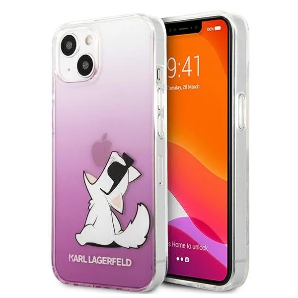 Karl Lagerfeld Choupette Fun - Etui iPhone 13 Mini (różowy) KLHCP13SCFNRCPI