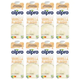 Alpro Napój Sojowy o smaku waniliowym z wapniem i witaminami zestaw 8 x 1000 ml - Napoje roślinne Alpro Napój Sojowy o smaku waniliowym z wapniem i witaminami zestaw 8 x 1000 ml - Napoje roślinne - miniaturka - grafika 1
