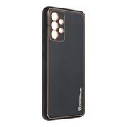 Etui i futerały do telefonów - Forcell Futerał LEATHER Case skórzany do SAMSUNG Galaxy A32 4G czarny - miniaturka - grafika 1