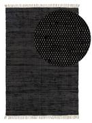 Dywany - Dywan krótkowłosy TOM kolor czarny styl minimalistyczny 60x100 benuta - RUG/BENUT/TOM/BLACK/60x100 - miniaturka - grafika 1