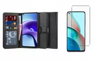 Szkła hartowane na telefon - Xiaomi Braders Etui Portfel II + Szkło Hartowane do Redmi Note 9T 5G - miniaturka - grafika 1