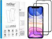 Etui i futerały do telefonów - 2 szt. | moVear flexible 3D PRO - Pancerne szkło hybrydowe do Apple iPhone 11 / Xr (6.1") na Cały Ekran | Premium, fullGlue, 8H+ - miniaturka - grafika 1