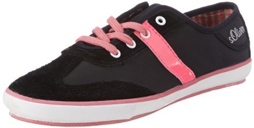 s.Oliver Sneakersy dziewczęce, czarny - Schwarz Black 1-39 EU