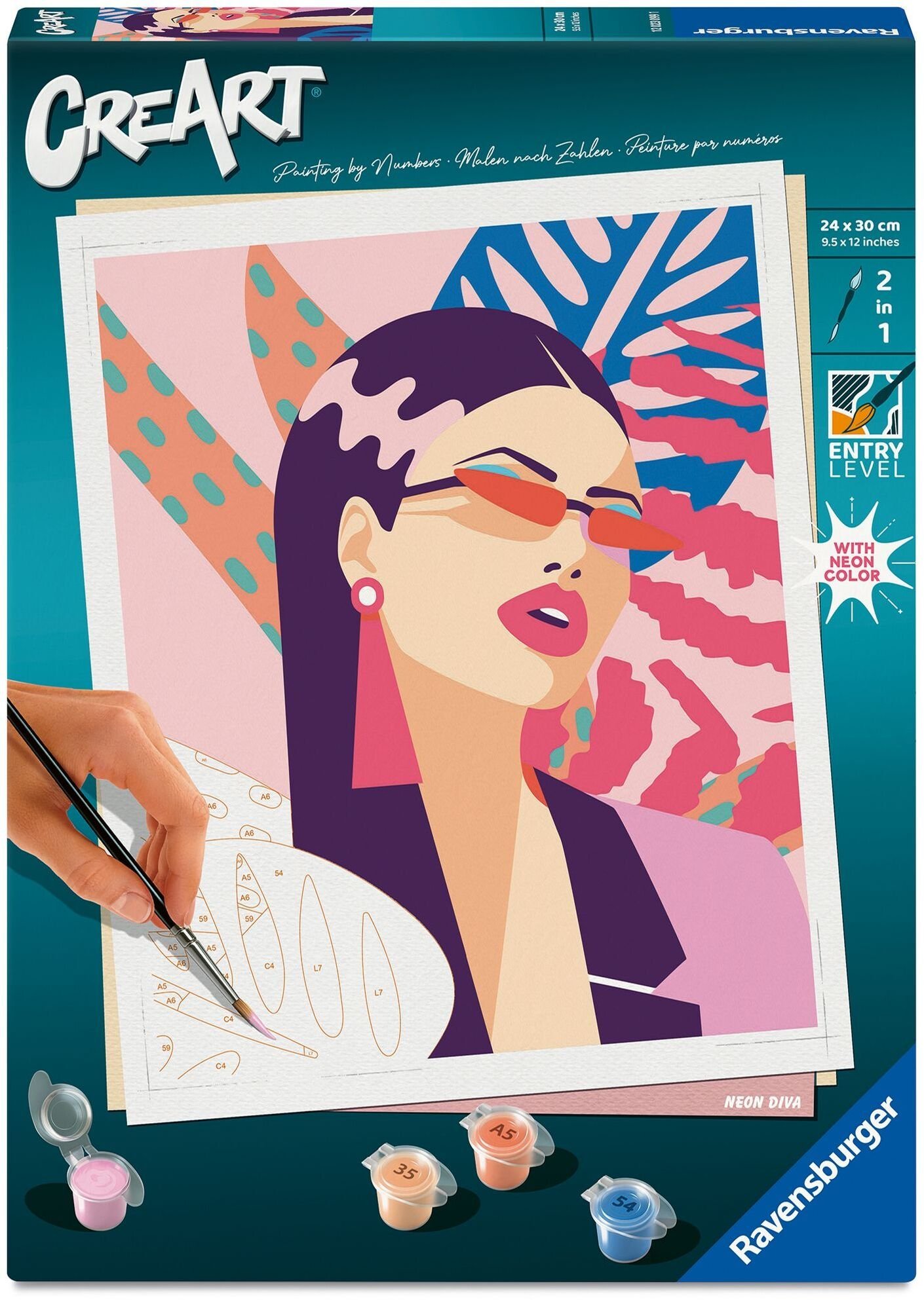 CreArt Neon Pink Lady