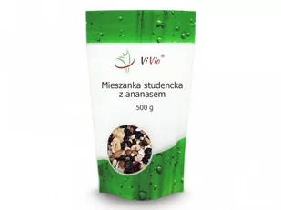 VIVIO Mieszanka studencka z ananasem 500g mie-stu-ana-500g - Bakalie - miniaturka - grafika 1